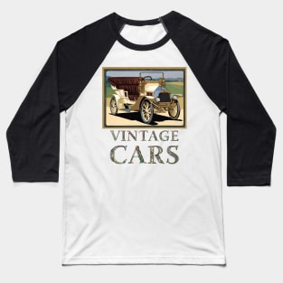 Vintage Cars Baseball T-Shirt